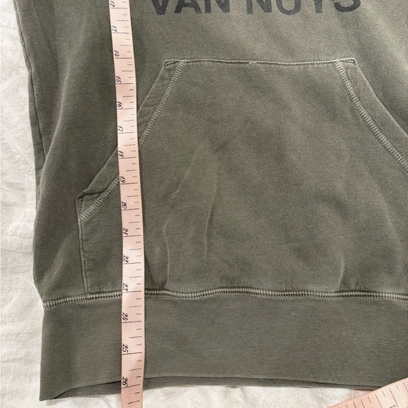 Vintage juicy couture men’s hoodie van nuys lions y2k cotton army green - Picture 3 of 7